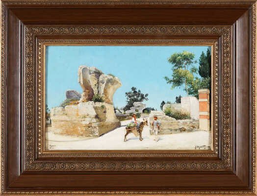 Шрейбер Василий Павлович. Симье в Ницце